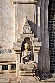 Ananda temple Bagan, Myanmar. Dvarapala statues on either side of temple entrances. 